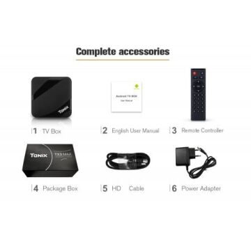Tanix Tx3 Max Androıd Tv Box Android 4K UHD 3D