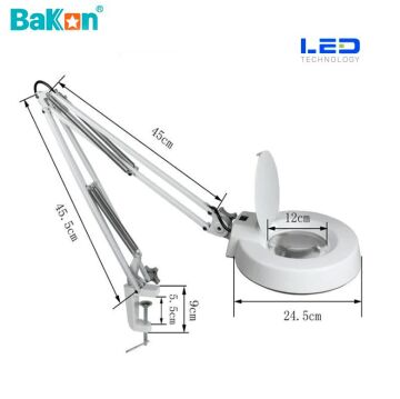 Bakon BK500C LED 3X Akrobat Büyüteç