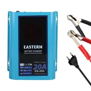 Powermaster PM-22983 12 Volt 20 Amper Dijital Ekranlı Akıllı Akü Şarj Cihazı