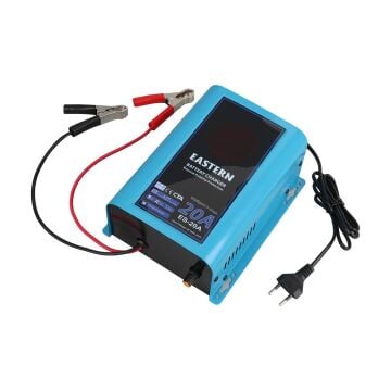 Powermaster PM-22983 12 Volt 20 Amper Dijital Ekranlı Akıllı Akü Şarj Cihazı