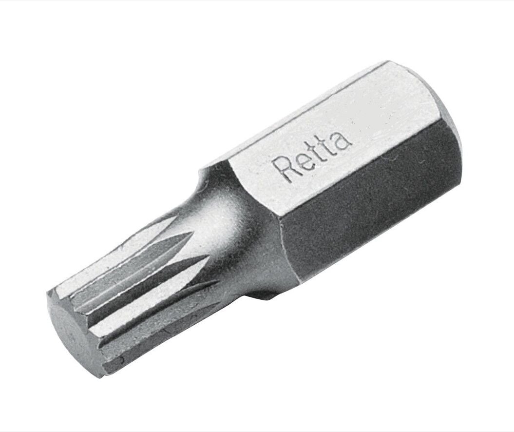 RETTA 10 MM 12 Köşe Bits Uçlar - XZN - M6 x 30 mm