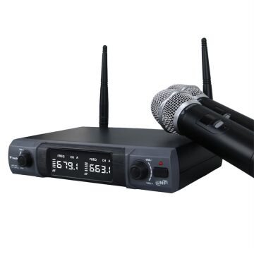 Westa WM-202H 1 Alıcı + 2 El (Lavalier) Kablosuz Uhf Mikrofon Seti