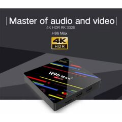 H96 Max+ Mini Androıd Tv Box Android 4K UHD 3D