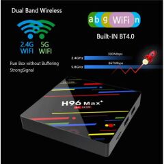 H96 Max+ Mini Androıd Tv Box Android 4K UHD 3D