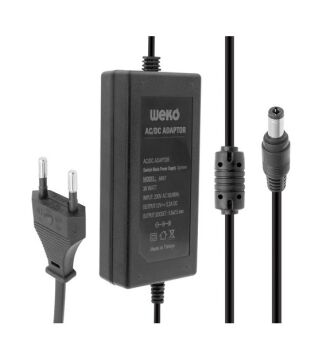 Weko 12 Volt - 5 Amper Plastik Kasa Masaüstü Adaptör 5.5*2.5 Uçlu