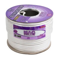 Mag RG6/U4 Bakır İthal 100 Metre Anten Kablosu