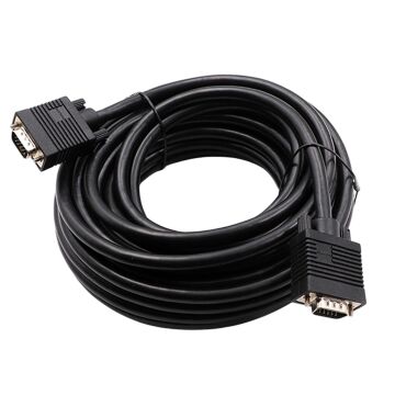 Philips SWV6139H/93 Siyah 3+6 Erkek-Erkek 15 Pin 10 Metre VGA Kablo