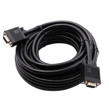 Philips SWV6139H/93 Siyah 3+6 Erkek-Erkek 15 Pin 10 Metre VGA Kablo