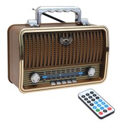 EVERTON RT-859BT USB/SD/FM/BLUETOOTH DESTEKLİ KUMANDALI NOSTALJİK RADYO