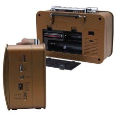 EVERTON RT-859BT USB/SD/FM/BLUETOOTH DESTEKLİ KUMANDALI NOSTALJİK RADYO