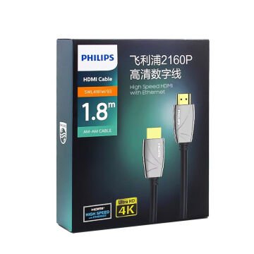 Philips 1.8 Metre 4K 60 Hz V2.1 HDMI Görüntü Kablosu SWL4181W/93
