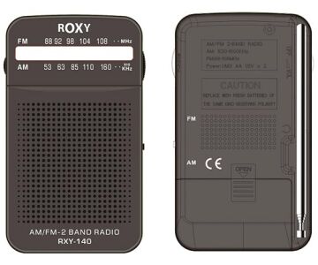 Roxy RXY-140FM Cep Tipi Pilli Mini Analog FM Radyo