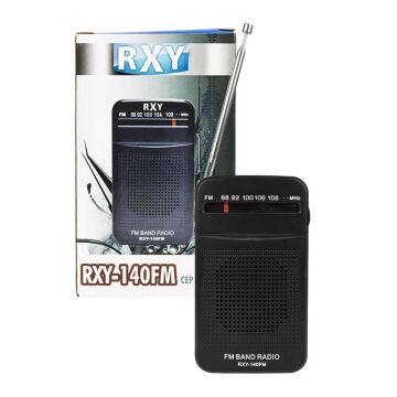 Roxy RXY-140FM Cep Tipi Pilli Mini Analog FM Radyo