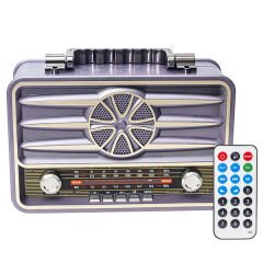 EVERTON RT-881BT USB/SD/FM/AW/SW/AUX/BLUETOOTH DESTEKLİ KUMANDALI NOSTALJİK MÜZİK KUTUSU