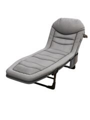 SUNUP SN-24922 TAŞINABİLİR AYARLANABİLİR 5 KADEME SÜNGER KAMP YATAK ŞEZLONG (KOYU GRİ)