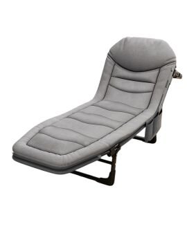 Sunup SN-24922 Taşınabilir Ayarlanabilir 5 Kademe Sünger Kamp Yatak Şezlong (Koyu Gri)