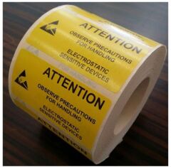 Antistatik Rulo Yapışkanlı Etiket Sticker BD-L036