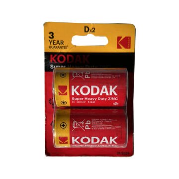 Kodak Super Heavy Duty D Boy (R20) Pil 2'li Paket