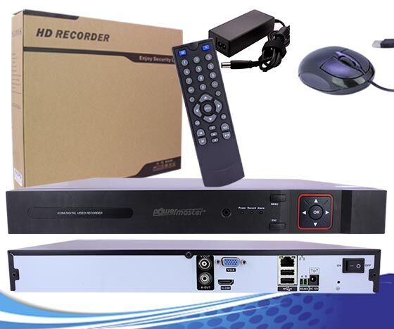 POWERMASTER IP8-720PNVR 8 KANAL NVR KAYIT CİHAZI (720P)  2 MP DESTEKLEMEZ
