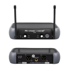 Magicvoice PG-42X Vhf 2 El Kablosuz Volüm Kont Telsiz Mikrofon