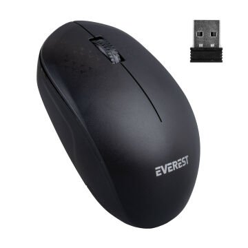 Everest SMW-88 USB Siyah 1200 DPI 2.4Ghz Kablosuz Mouse