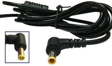 5.5x3.0 Dc Kablo 1.5 mt L Tip