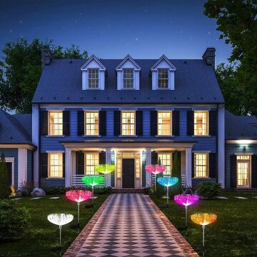 PowerMaster PM-21643 Solar Ledli 7 Renk Değıştiren Bahçe Dekorasyon Aydınlatma 2'li Paket