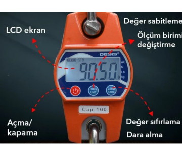 Desis OCS-C Vinç Baskülü 100KG