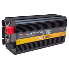 POWERMASTER PWR2500-24 ÇİFT DİJİTAL EKRAN 24 VOLT - 2500 WATT MODIFIED SINUS WAVE INVERTER