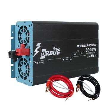 Orbus ORB3000M 12 Volt - 3000 Watt Eco Modified Sinus İnverter İnvertör