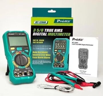 Proskit MT1280D Dijital Ölçü Aleti 3 5/6True-RMS Multimetre
