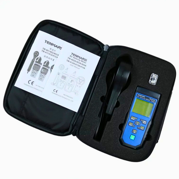 Tenmars TM-412A Hava Hızı ve Hava Debisi Ölçer