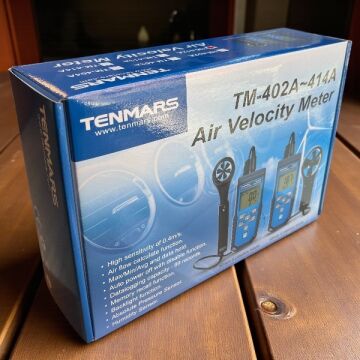 Tenmars TM-412A Hava Hızı ve Hava Debisi Ölçer