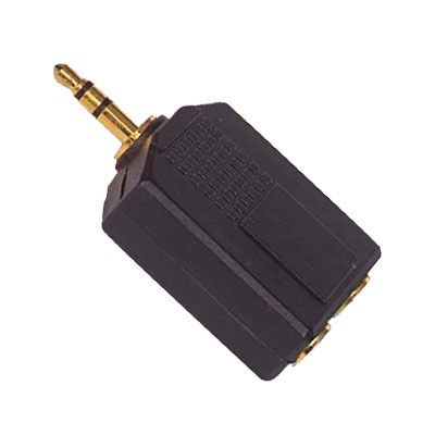 3.5 Mm Stereo Erkek - 2x6.3 Mm Stereo Dişi Çevirici Jack