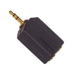 3.5 Mm Stereo Erkek - 2x6.3 Mm Stereo Dişi Çevirici Jack