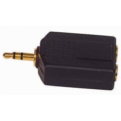 3.5 Mm Stereo Erkek - 2x6.3 Mm Stereo Dişi Çevirici Jack