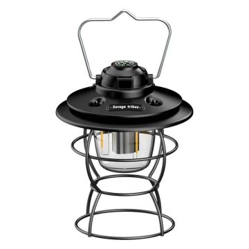 PowerMaster PM-16042 Retro Nostaljik Şarjlı Kamp Lambası Filament + SMD Ledli