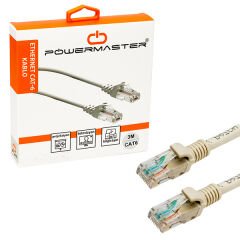 POWERMASTER CAT6 3 METRE RJ45 PATCH NETWORK ETHERNET İNTERNET KABLOSU