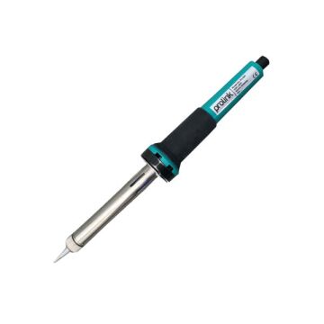 PJ-005 60 Watt Tepeden Somunlu 12V Kalem Havya Power Kablo Topraklı Fiş