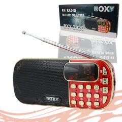 ROXY RXY-2020 RADYO MUSIC PLAYER FM*SD* (18650 LİTYUM PİLLİ*ŞARJLI)
