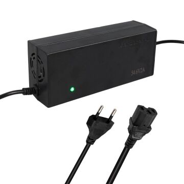 Powermaster Li-İon Lityum Piller İçin 54.6 Voltaj 2 Amper Elektrikli Bisiklet Şarj Cihazı