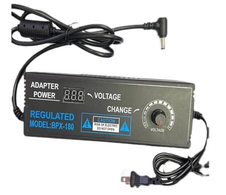 Powermaster PM-22381 3 Volt - 24 Volt - 5 Amper 5.5*2.5 Mm Uçlu Voltaj Kademeli Adaptör