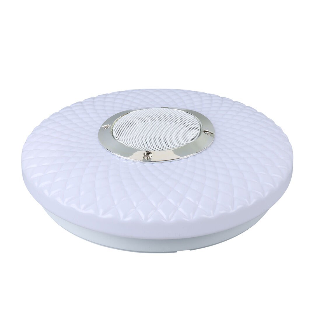 Powermaster PM-27329 Beyaz 30*6 Cm 24 Watt Bluetooth Hoparlörlü Tavan Aydınlatma (AL-BL302) Tornavida Hediyeli