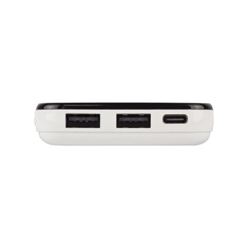 IP-G2710 10000 MAH POWERBANK 2 USB PORT BEYAZ LCD GÖSTERGELİ POWERBANK