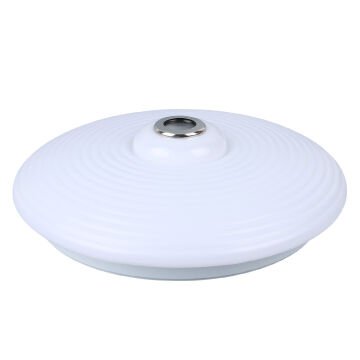 Powermaster PM-27330 Beyaz 35*10.5 Cm 24 Watt Bluetooth Hoparlörlü Tavan Aydınlatma (AL-BL303) Tornavida Hediyeli