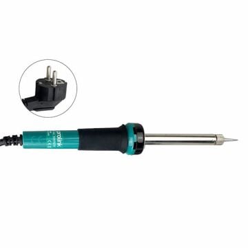 PF-003 40 Watt Kalem Havya Tepeden Somunlu Topraklı Fiş