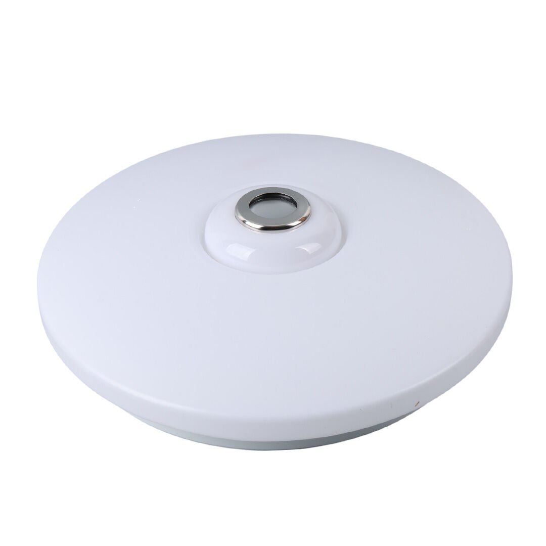 Powermaster PM-27331 Beyaz 34*9 Cm 24 Watt Bluetooth Hoparlörlü Tavan Aydınlatma (AL-BL301) Tornavida Hediyeli