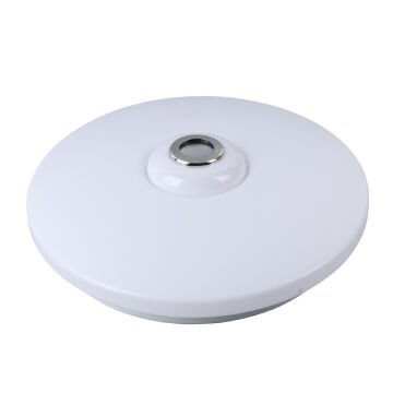 Powermaster PM-27331 Beyaz 34*9 Cm 24 Watt Bluetooth Hoparlörlü Tavan Aydınlatma (AL-BL301) Tornavida Hediyeli