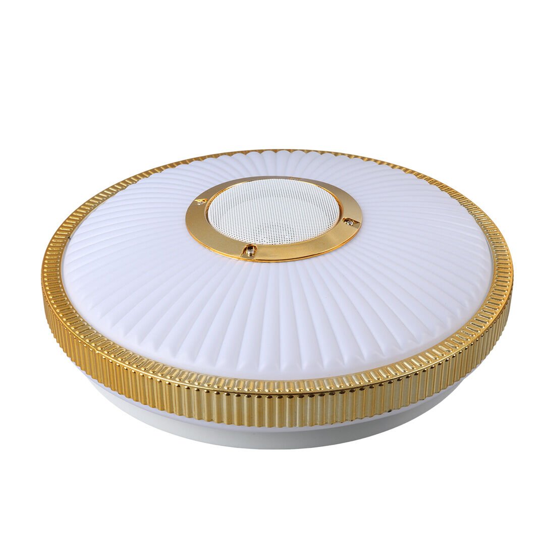 Powermaster PM-27332 Beyaz 34*8.5 Cm 24 Watt Bluetooth Hoparlörlü Tavan Aydınlatma (AL-BL300) Tornavida Hediyeli