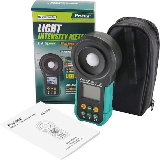 Proskit MT4617LED LÜKSMETRE Hassas Işık ve LED Ölçer